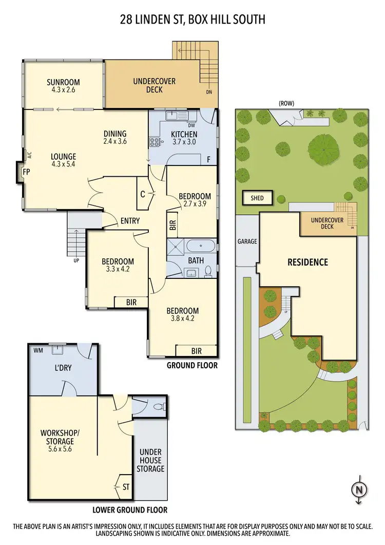 Floorplan of Homely house listing, 28 Linden Street, Box Hill South VIC 3128