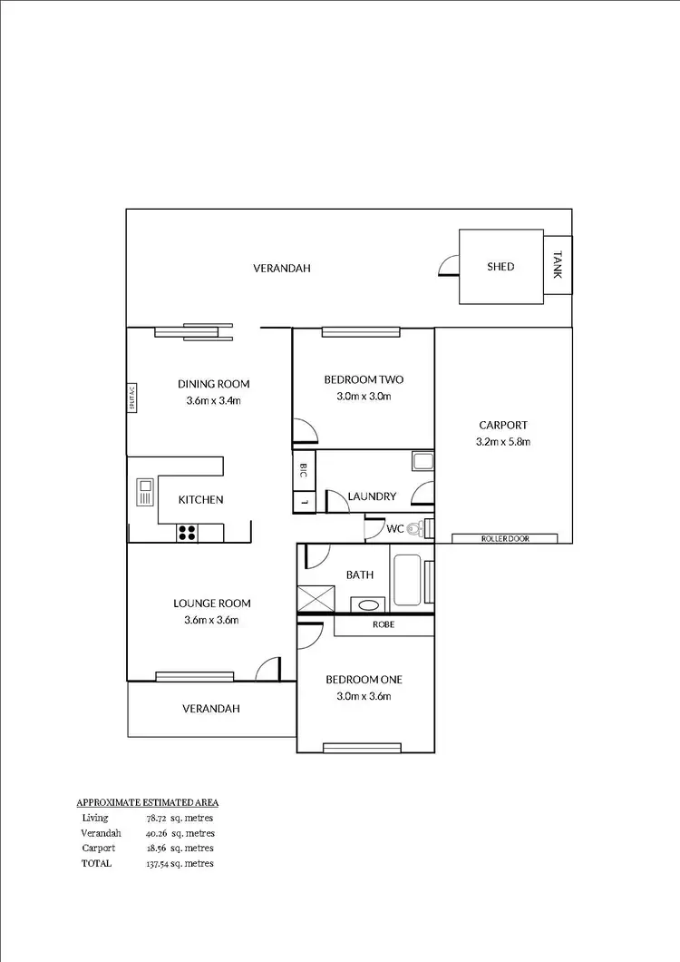 Floorplan of Homely unit listing, 5/29 Candy Road, O'halloran Hill SA 5158