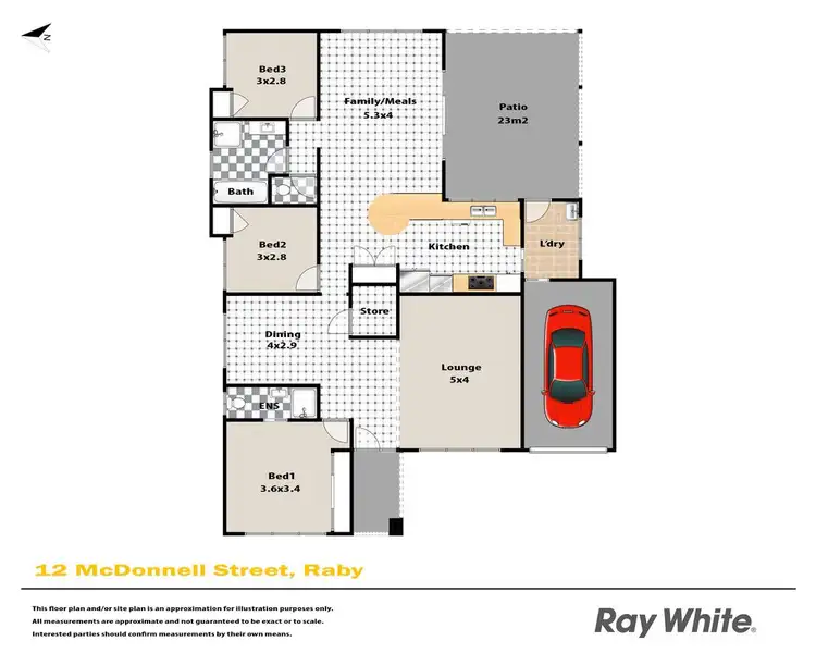 Floorplan of Homely house listing, 12 Mcdonnell Street, Raby NSW 2566
