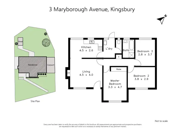 Floorplan of Homely house listing, 3 Maryborough Avenue, Kingsbury VIC 3083