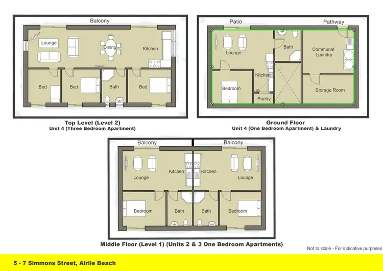 Floorplan of Homely block of units listing, 5 Simmons Street, Airlie Beach QLD 4802