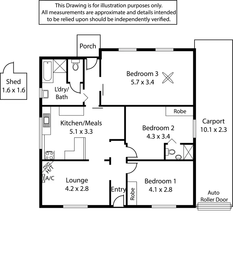 Floorplan of Homely house listing, 11 Manuel Avenue, Blair Athol SA 5084