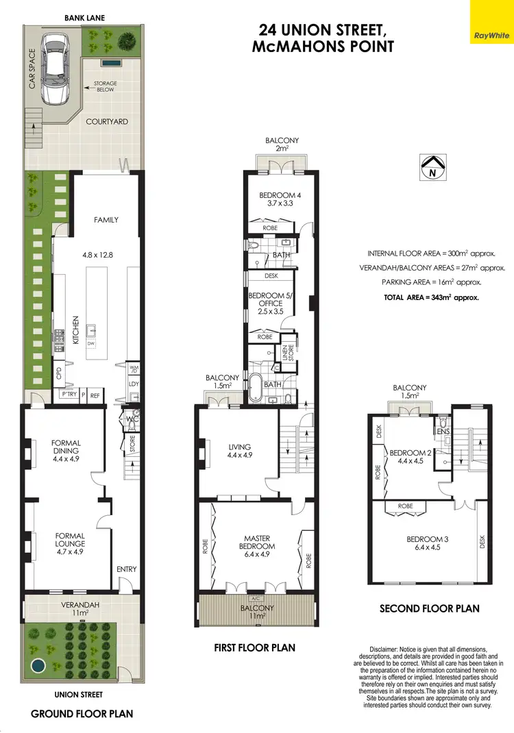 Floorplan of Homely house listing, 24 Union Street, Mcmahons Point NSW 2060