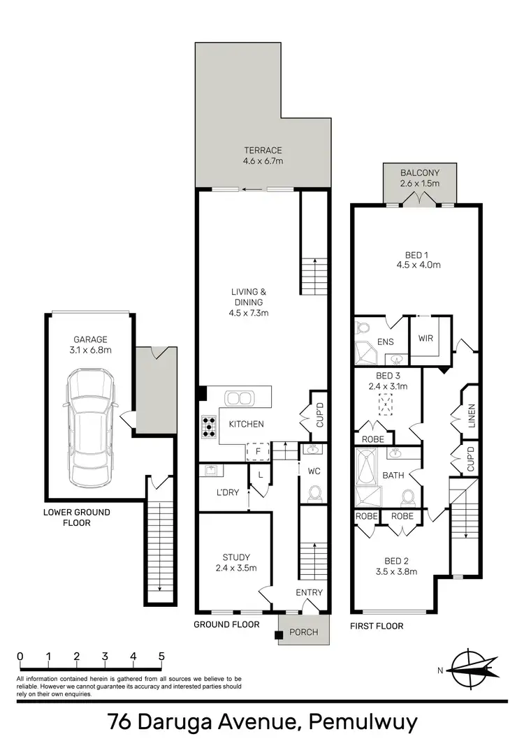 Floorplan of Homely house listing, 76 Daruga Avenue, Pemulwuy NSW 2145