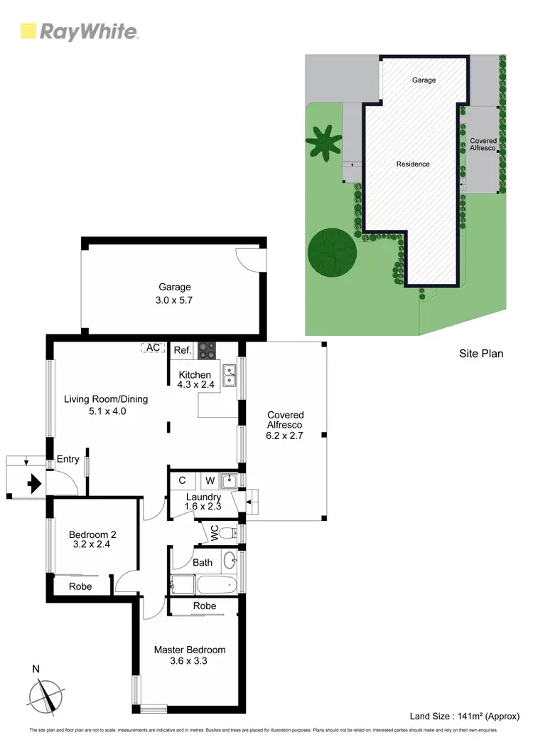 Floorplan of Homely unit listing, 5 Hood Street, Frankston VIC 3199
