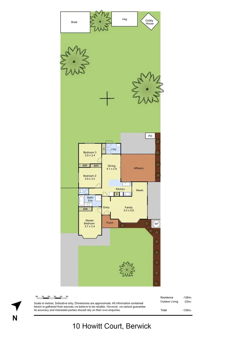 Floorplan of Homely house listing, 10 Howitt Court, Berwick VIC 3806