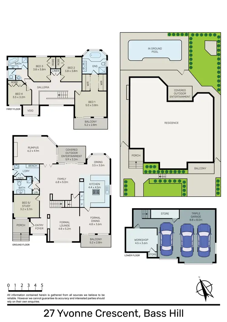 Floorplan of Homely house listing, 27 Yvonne Crescent, Bass Hill NSW 2197