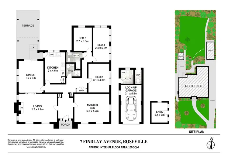 Floorplan of Homely house listing, 7 Findlay Avenue, Roseville NSW 2069