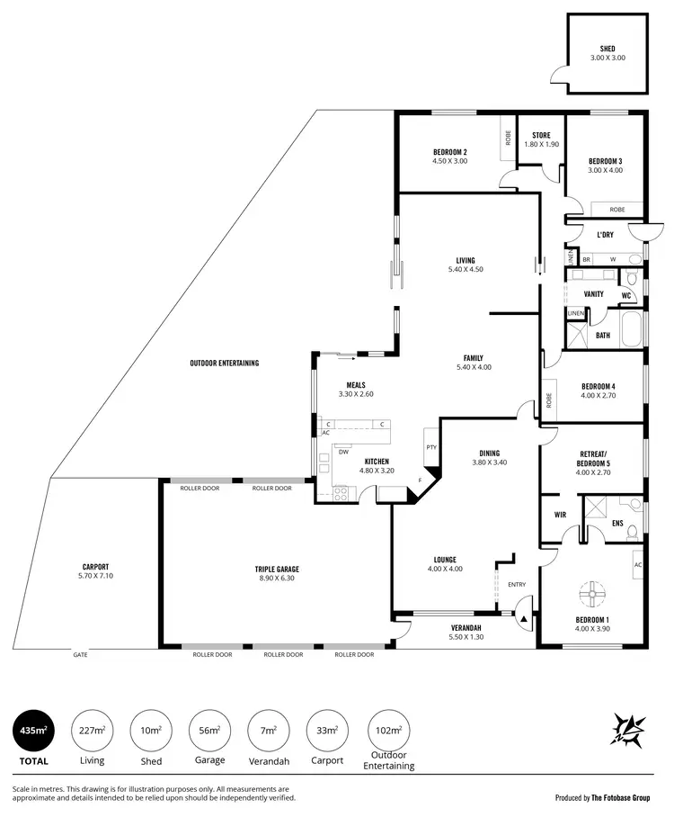 Floorplan of Homely house listing, 3 River Glen Place, Flagstaff Hill SA 5159