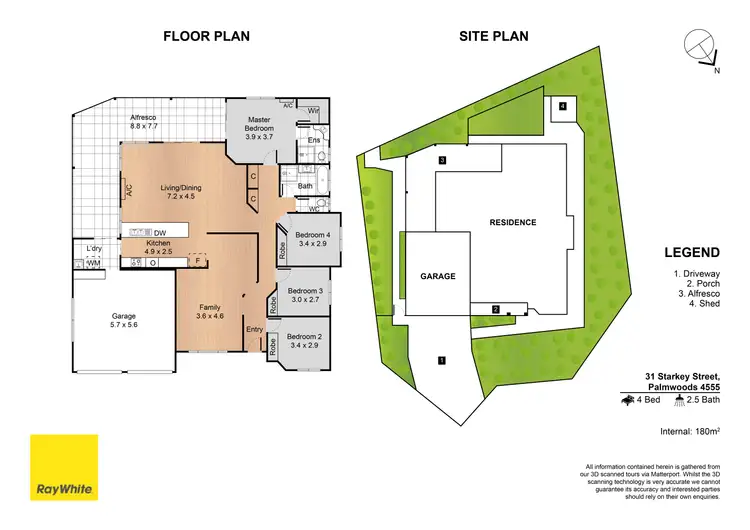Floorplan of Homely house listing, 31 Starkey Street, Palmwoods QLD 4555