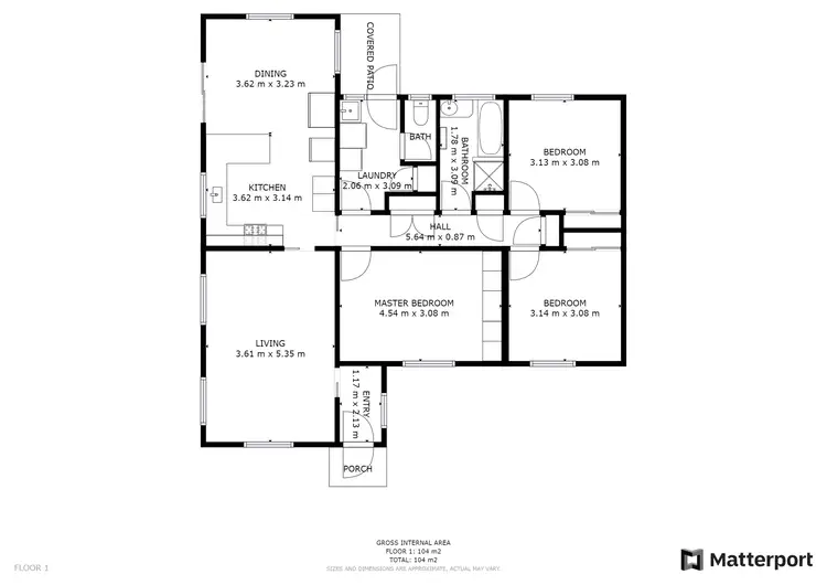 Floorplan of Homely house listing, 10 Dallas Street, Lake Boga VIC 3584