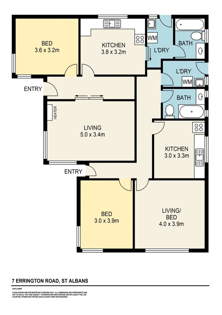Floorplan of Homely house listing, 7 Errington Road, St Albans VIC 3021