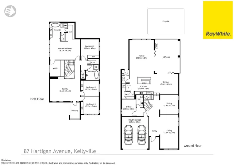 Floorplan of Homely house listing, 87 Hartigan Avenue, Kellyville NSW 2155