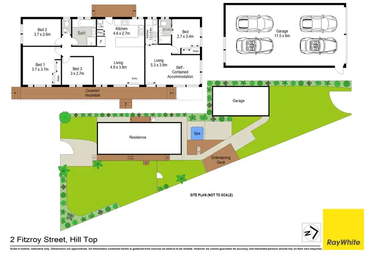 Floorplan of Homely house listing, 2 Fitzroy Street, Hill Top NSW 2575
