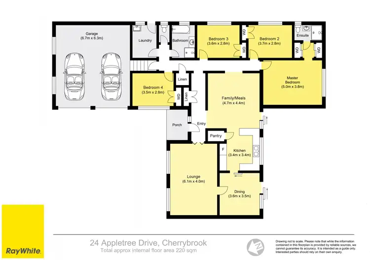 Floorplan of Homely house listing, 24 Appletree Drive, Cherrybrook NSW 2126