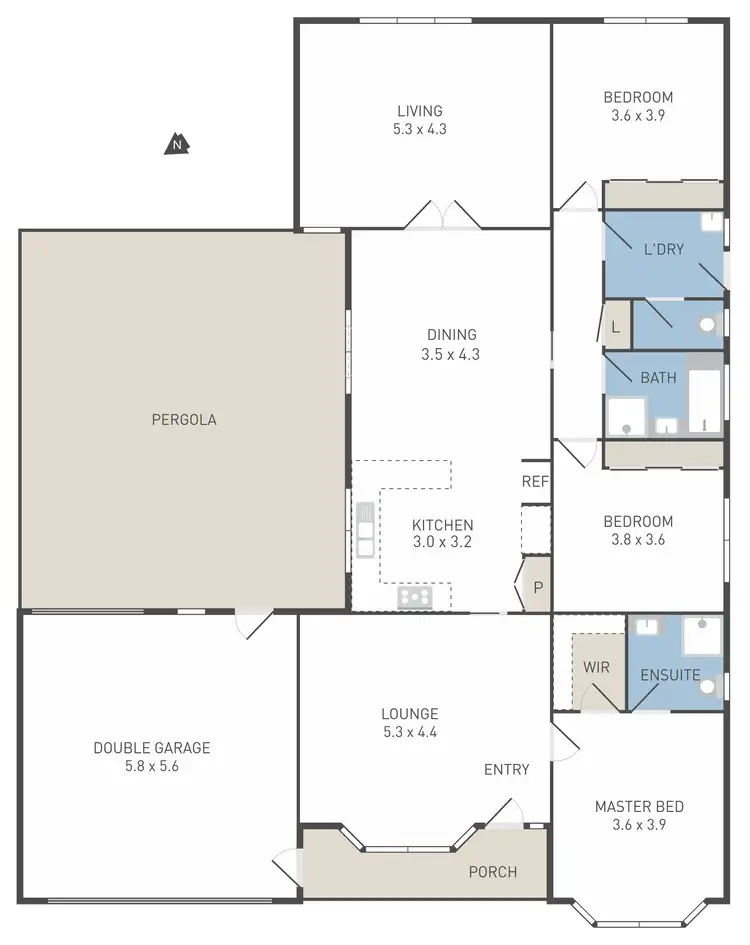 Floorplan of Homely house listing, 117 Seabrook Boulevard, Seabrook VIC 3028