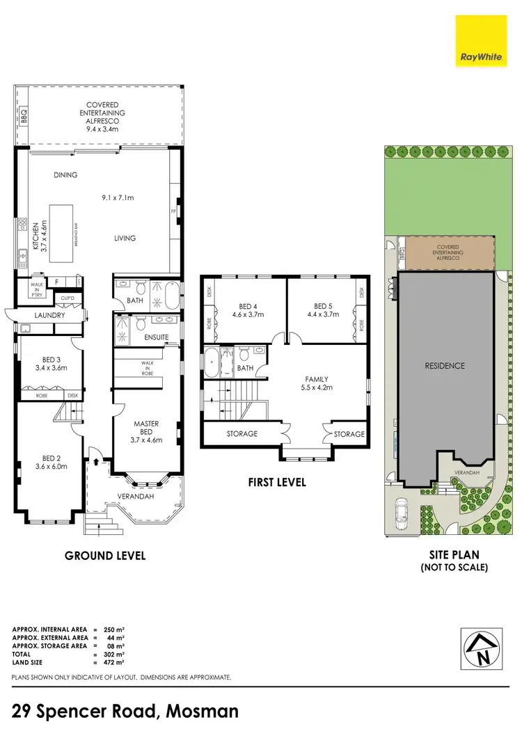 Floorplan of Homely house listing, 29 Spencer Road, Mosman NSW 2088
