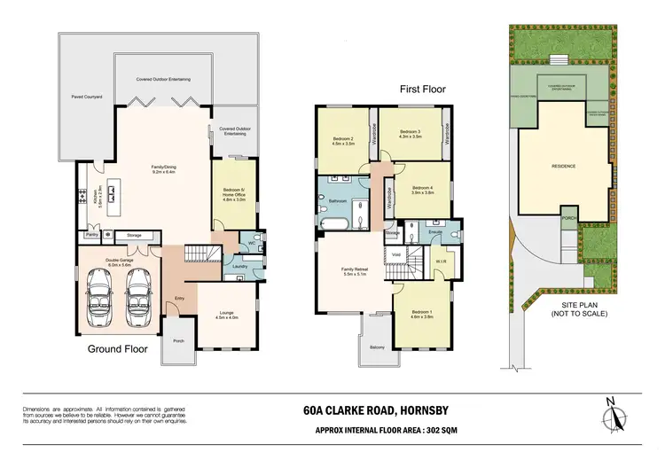 Floorplan of Homely house listing, 60A Clarke Road, Hornsby NSW 2077
