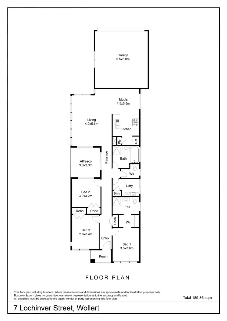 Floorplan of Homely house listing, 7 Lochinver Street, Wollert VIC 3750
