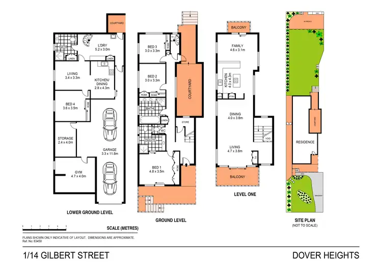 Floorplan of Homely house listing, 1/14 Gilbert Street, Dover Heights NSW 2030