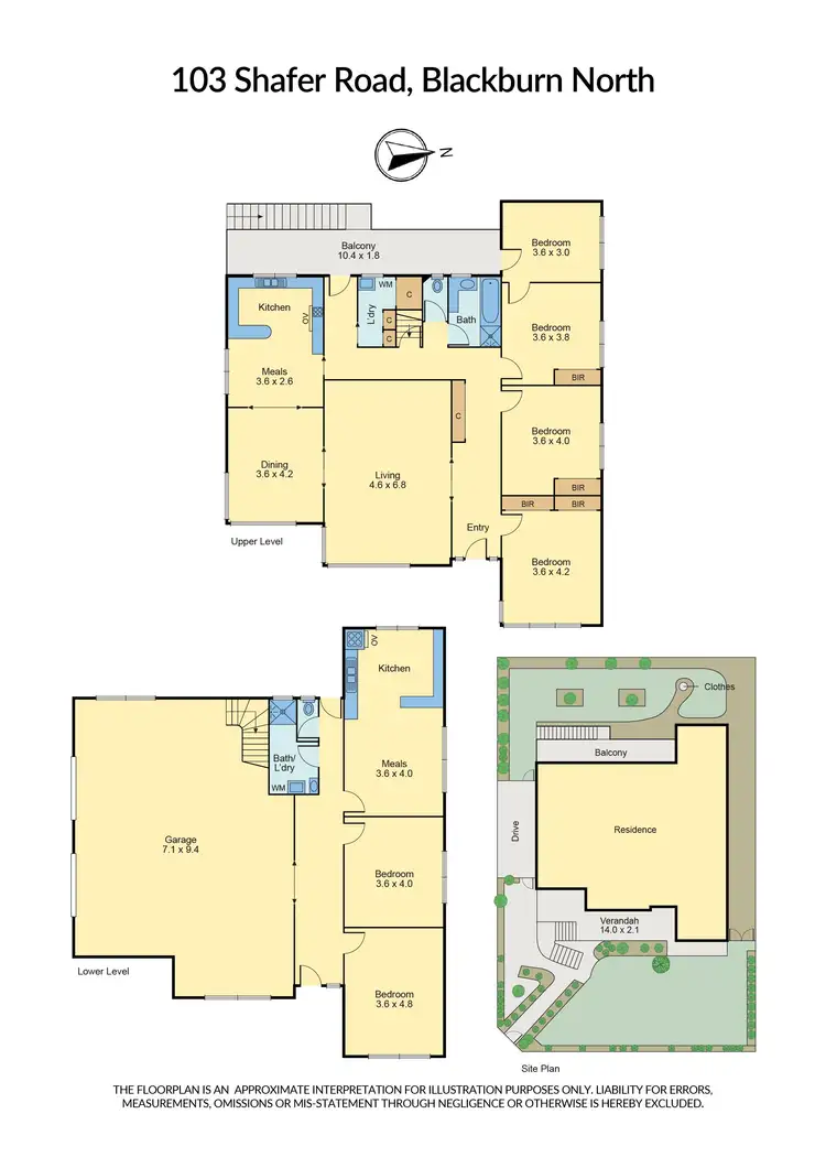 Floorplan of Homely house listing, 103 Shafer Road, Blackburn North VIC 3130