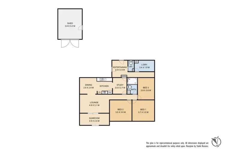 Floorplan of Homely house listing, 28 Weetwood Street, Newtown QLD 4350