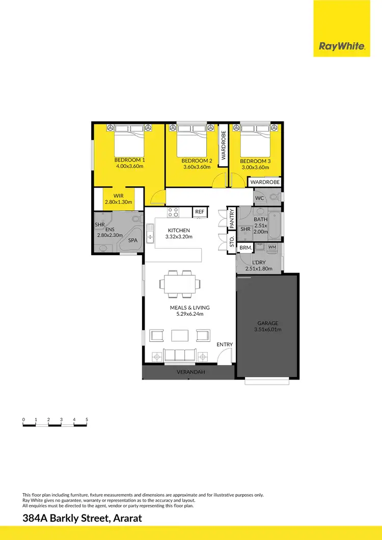 Floorplan of Homely house listing, 384A Barkly Street, Ararat VIC 3377