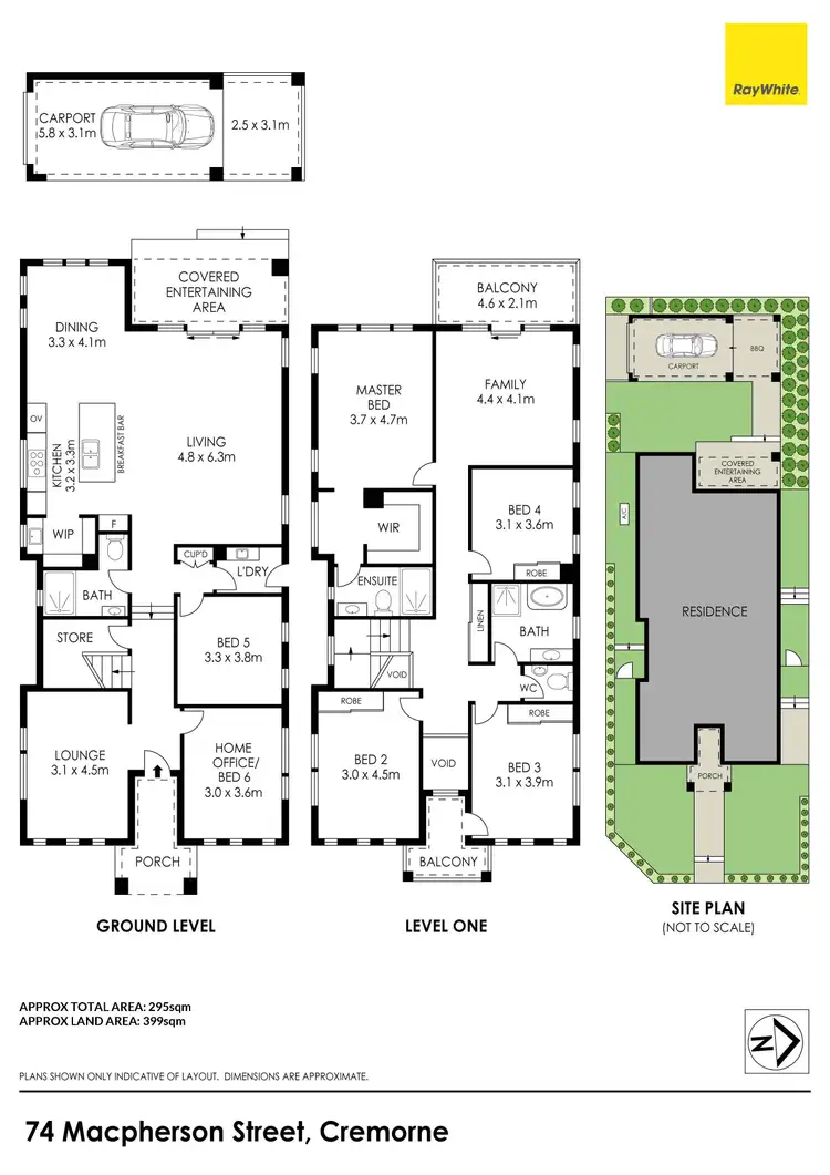 Floorplan of Homely house listing, 74 Macpherson Street, Cremorne NSW 2090