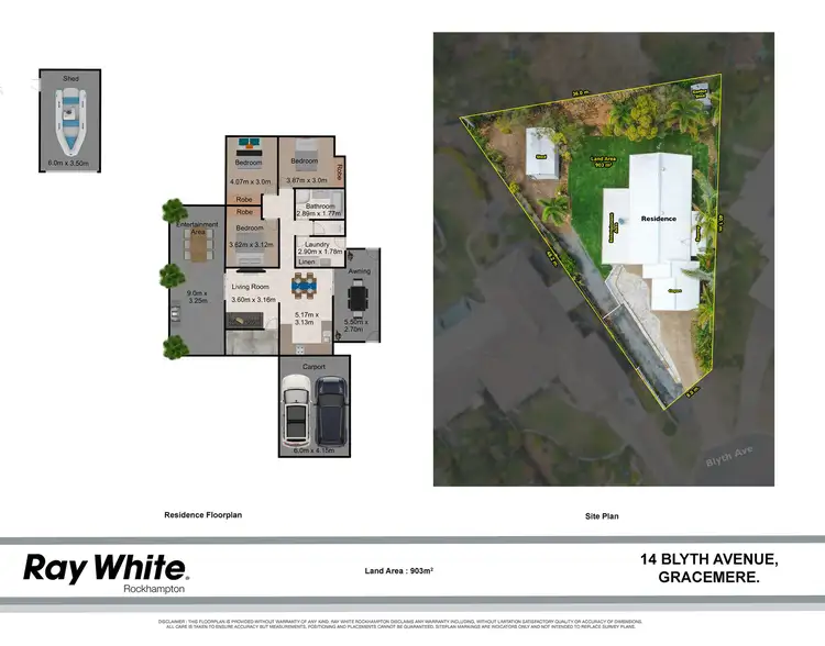 Floorplan of Homely house listing, 14 Blyth Avenue, Gracemere QLD 4702