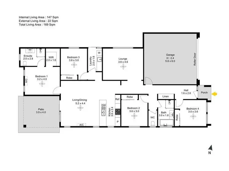 Floorplan of Homely house listing, 22 Bluestone Drive, Logan Reserve QLD 4133