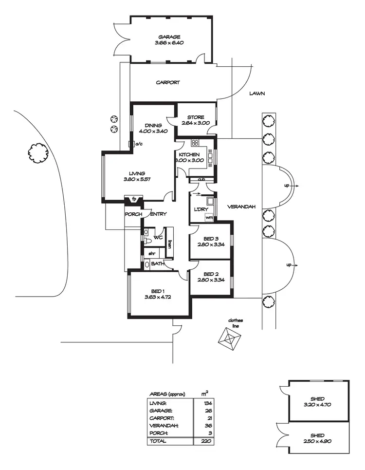 Floorplan of Homely house listing, 177 North East Road, Manningham SA 5086