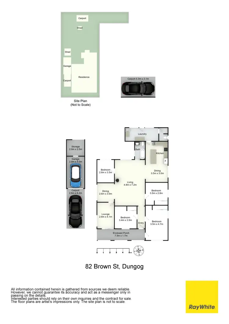 Floorplan of Homely house listing, 82 Brown Street, Dungog NSW 2420