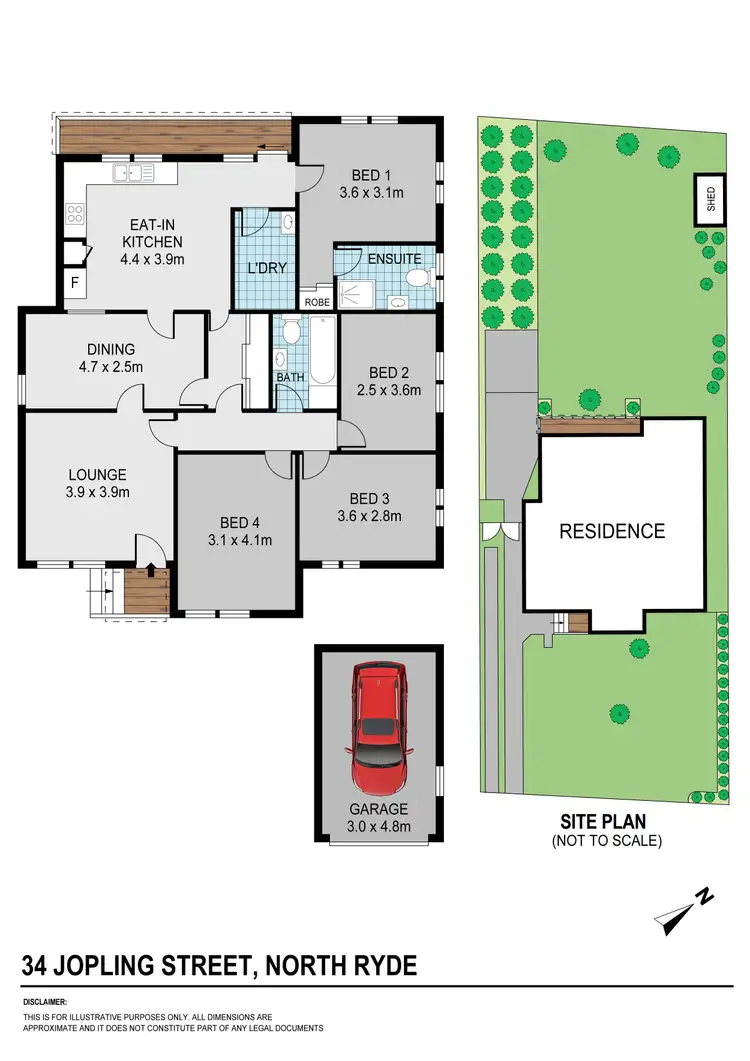 Floorplan of Homely house listing, 34 Jopling Street, North Ryde NSW 2113