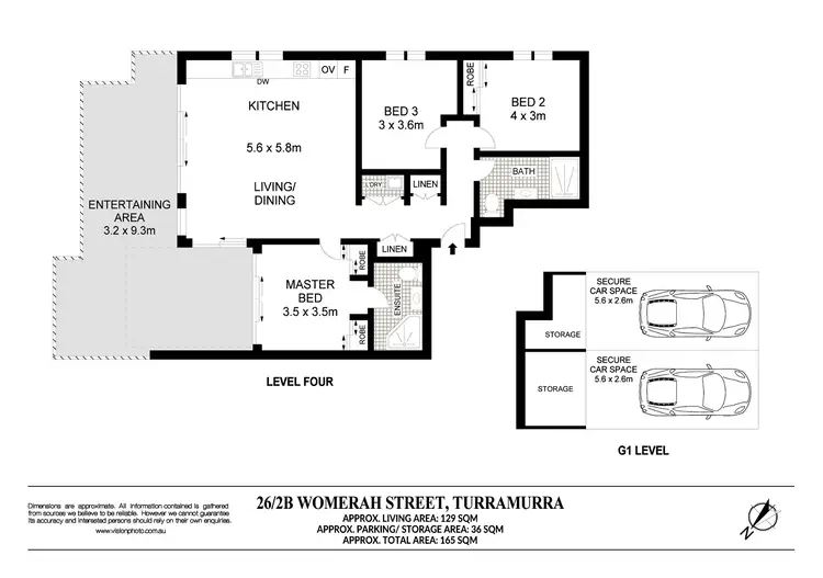 Floorplan of Homely apartment listing, 26/2B Womerah Street, Turramurra NSW 2074
