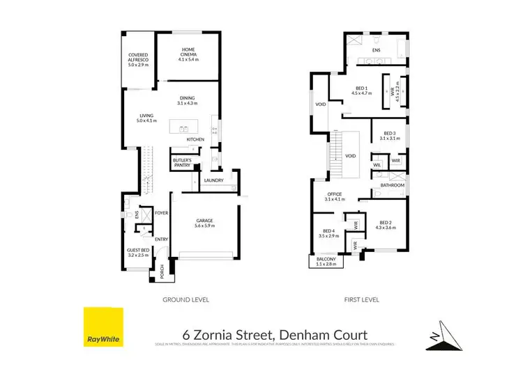 Floorplan of Homely house listing, 6 Zornia Street, Denham Court NSW 2565