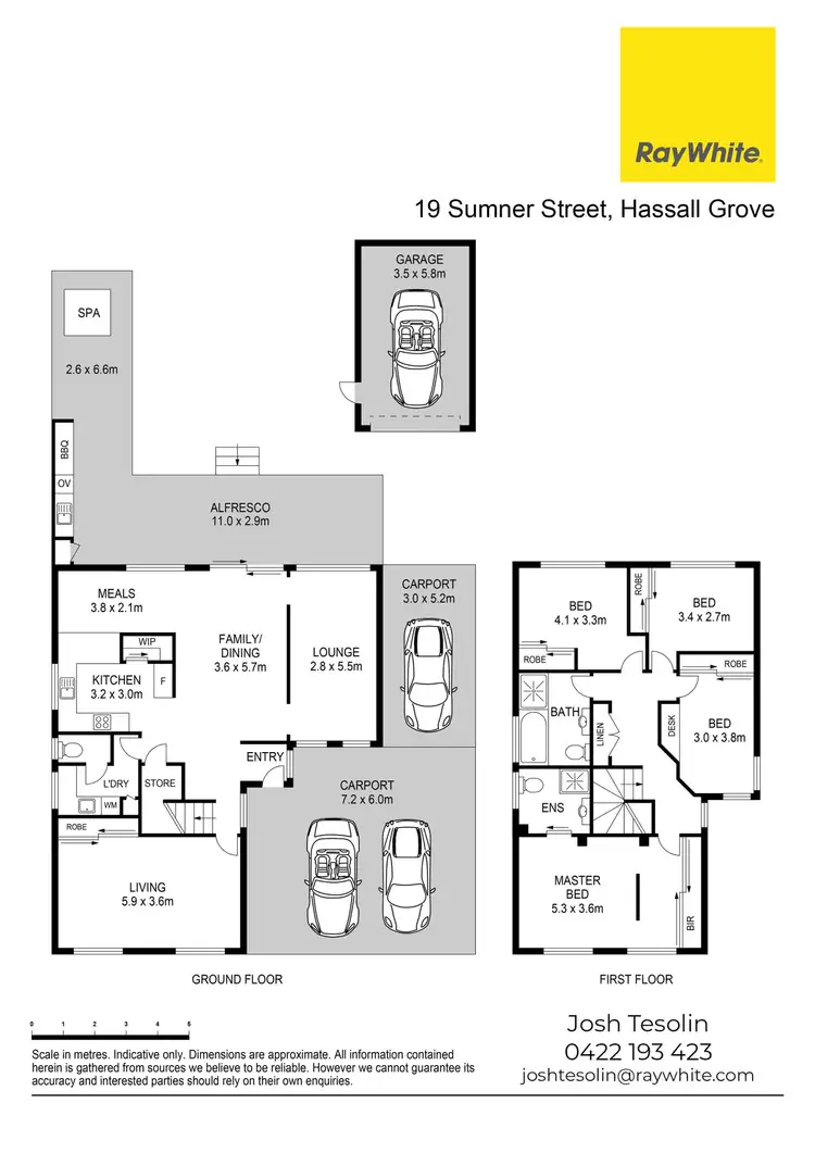 Floorplan of Homely house listing, 19 Sumner Street, Hassall Grove NSW 2761