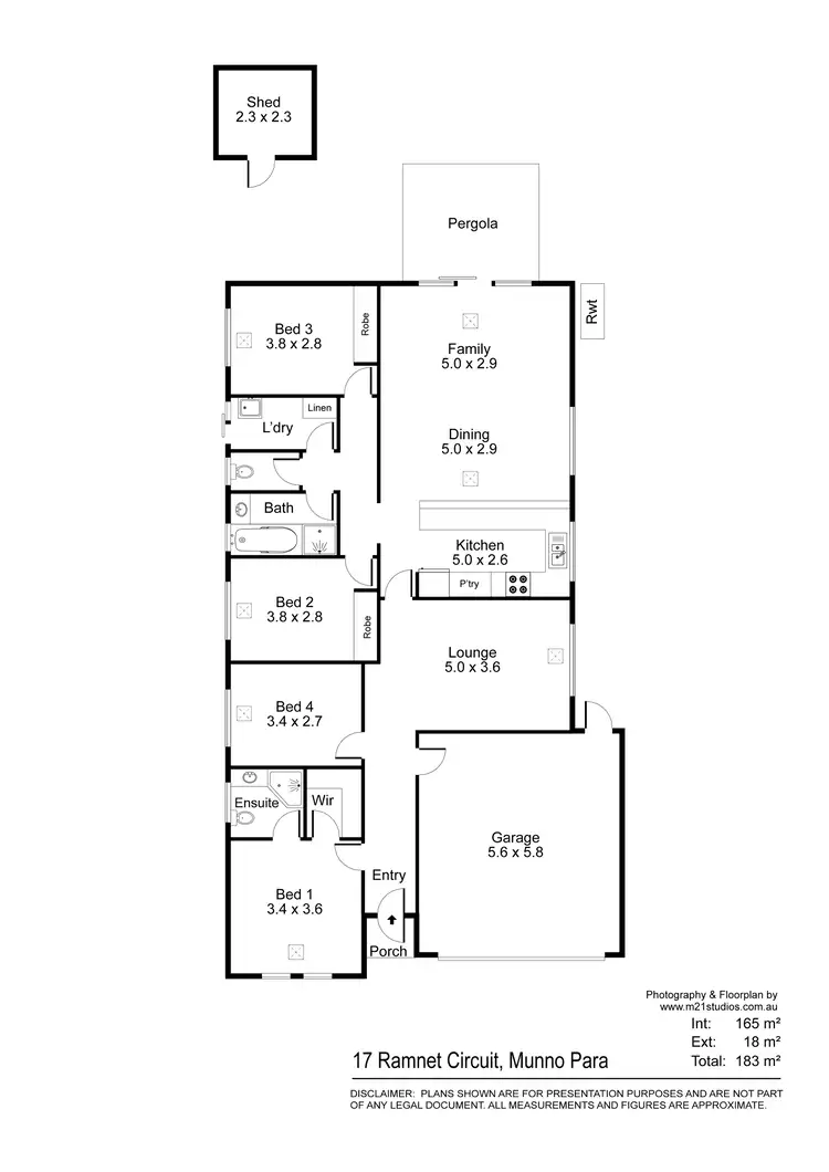 Floorplan of Homely house listing, 17 Ramnet Circuit, Munno Para SA 5115