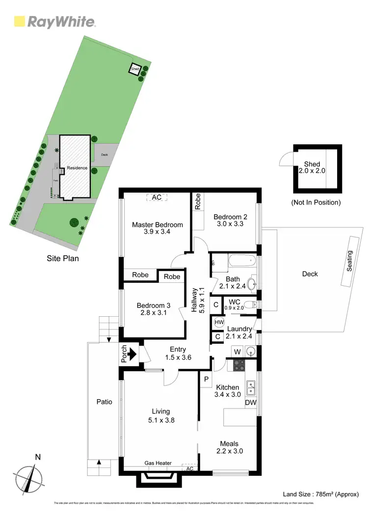 Floorplan of Homely house listing, 69 Coogee Avenue, Frankston VIC 3199