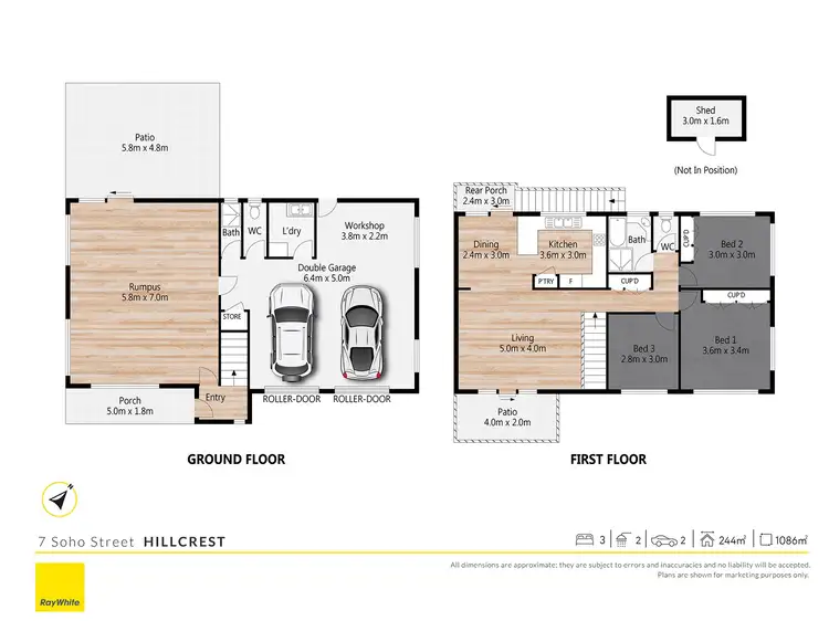 Floorplan of Homely house listing, 7 Soho Street, Hillcrest QLD 4118