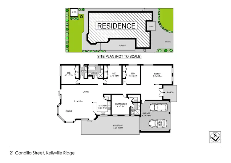Floorplan of Homely house listing, 21 Candilla Street, Kellyville Ridge NSW 2155