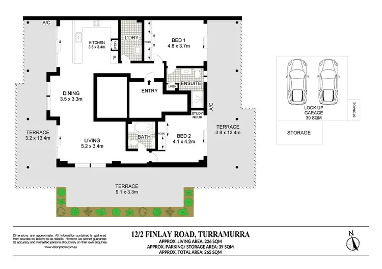 Floorplan of Homely apartment listing, 12/2 Finlay Road, Turramurra NSW 2074