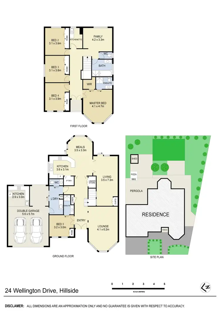 Floorplan of Homely house listing, 24 Wellington Drive, Hillside VIC 3037