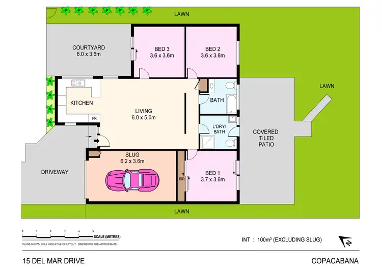 Floorplan of Homely house listing, 15 Del Mar Drive, Copacabana NSW 2251