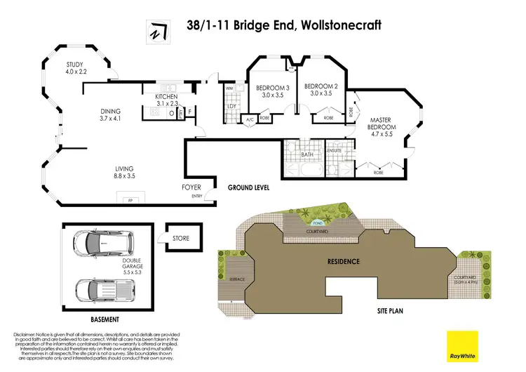 Floorplan of Homely apartment listing, 38/1-11 Bridge End, Wollstonecraft NSW 2065