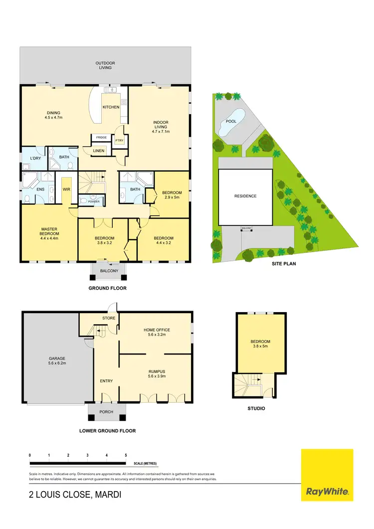 Floorplan of Homely house listing, 2 Louis Close, Mardi NSW 2259