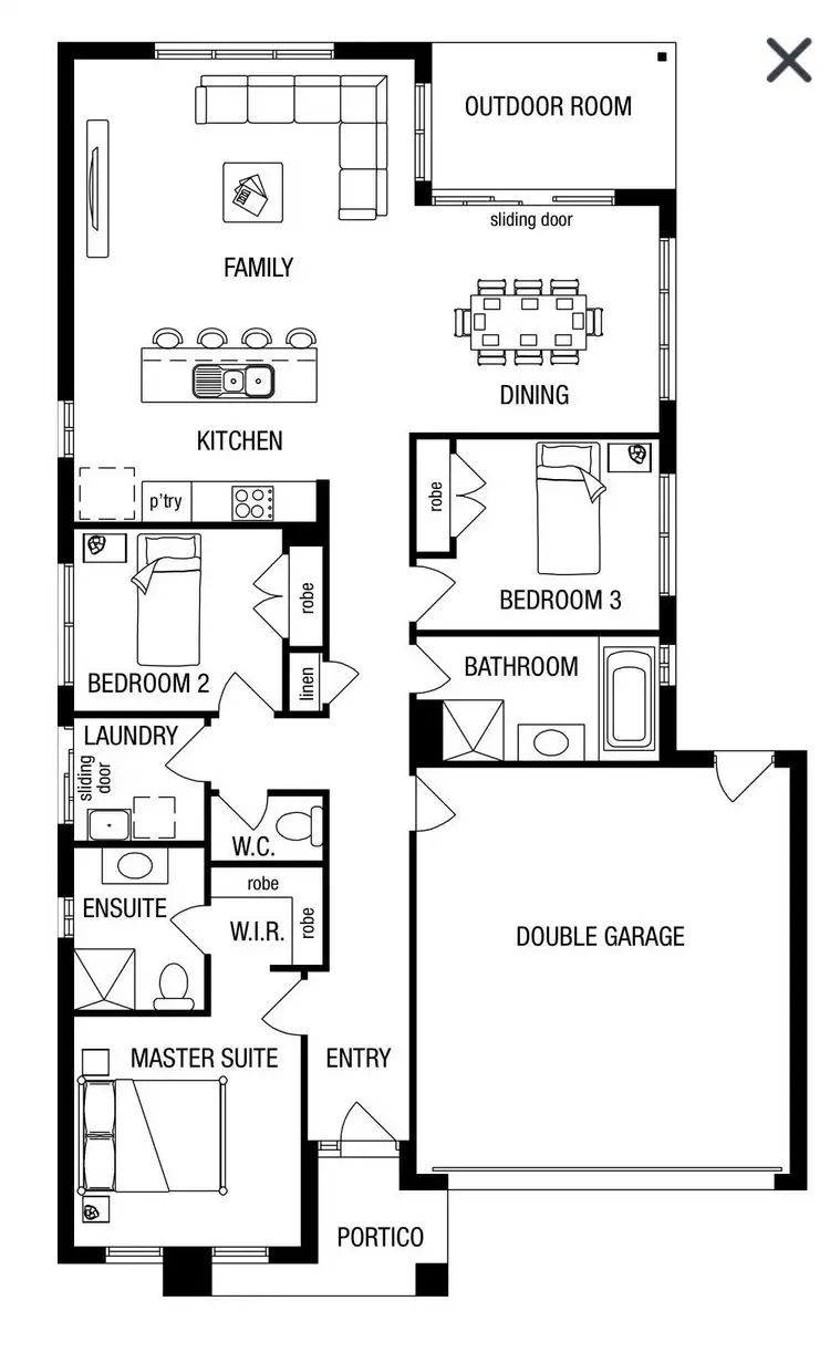 Floorplan of Homely house listing, 110 Hayman Road, Lewiston SA 5501