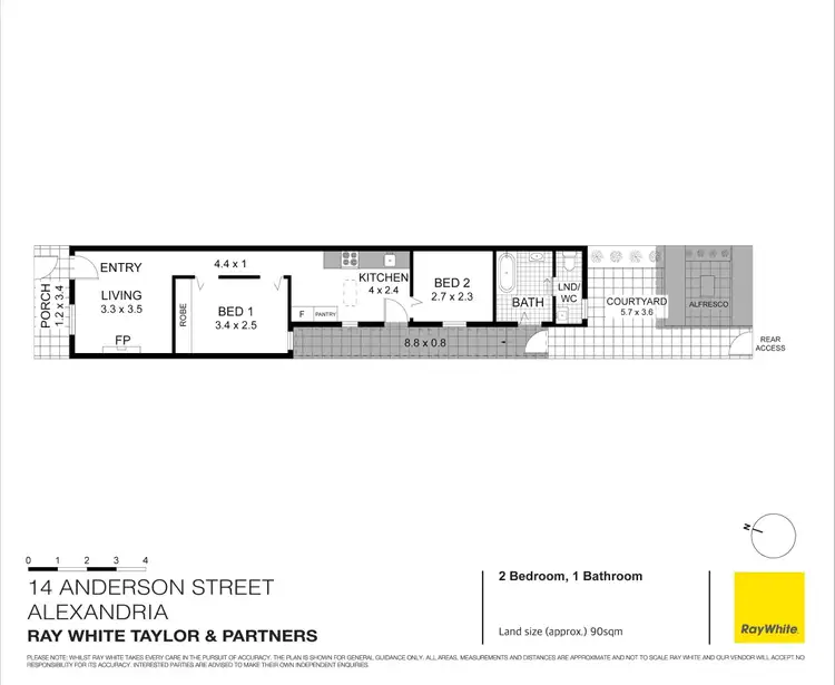 Floorplan of Homely house listing, 14 Anderson Street, Alexandria NSW 2015
