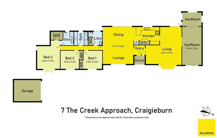 Floorplan of Homely house listing, 7 The Creek Approach, Craigieburn VIC 3064