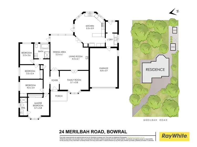 Floorplan of Homely house listing, 24 Merilbah Road, Bowral NSW 2576