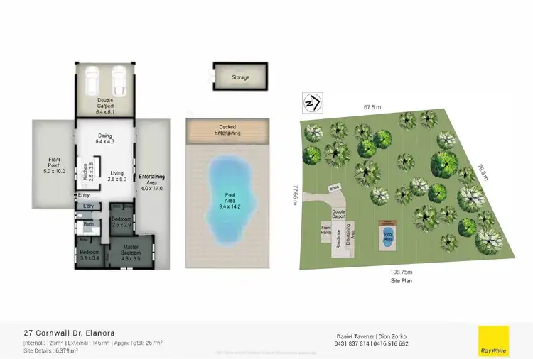Floorplan of Homely house listing, 27 Cornwall Drive, Elanora QLD 4221